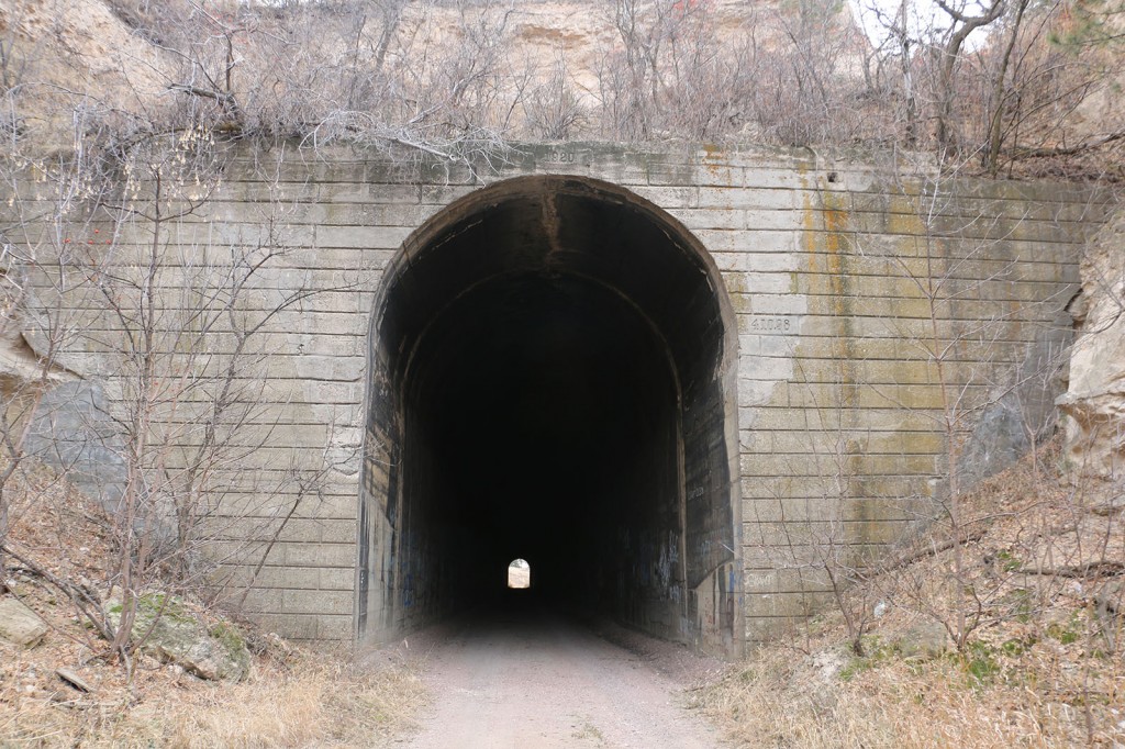The north entrance to the Belmont Tunnel.